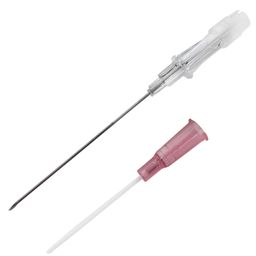 Декомпрессионная игла 20G - диаметр 1,0 мм, длина 33,0 мм, розовый цветовой код, стандартизирована для применения в общевойсковых аптечках № 131