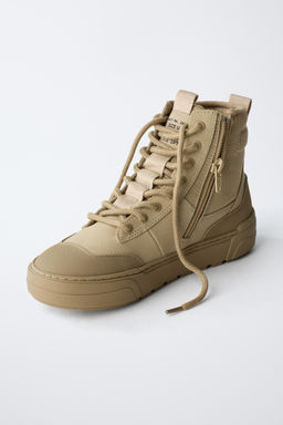 TECHNICAL HIGH-TOP SNEAKERS - Zara фото 3