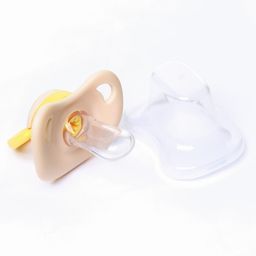 Пустышка ортодонтическая, силикон, от 6 - 12 мес., с колпачком Левушка - Крошка я фото 2