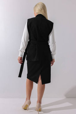 Жилет эко-замша 4335/06/Черный - Rise фото 8