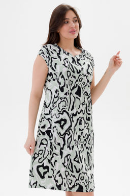 Платье женское из кулирки Стильное палитра мята макси - Амадэль фото 3