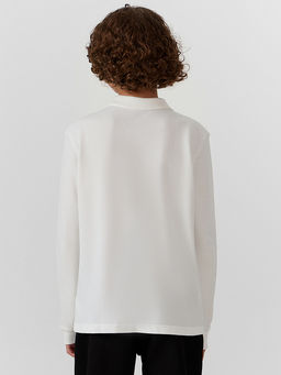 Поло для мальчиков белое - Mark formelle фото 2