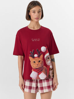 Комплект домашний женский с надписью Its never too late for fun - Mark formelle фото 3