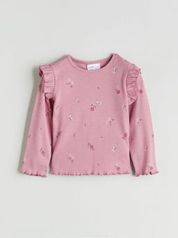 ?i?ekli K?z ?ocuk Bluz ve Tayt