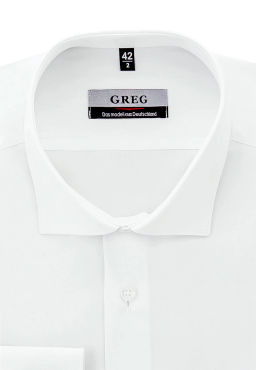 Сорочка мужская длинный рукав GREG 100/199/WHITE/Z_V