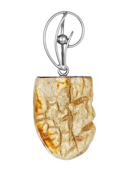 Эксклюзивная подвеска из натурального цельного янтаря природной формы