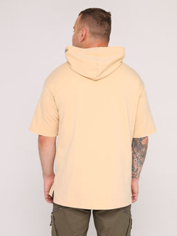 Футболка oversize c капюшоном Caribou Ф2 NeP (песок) фото 3