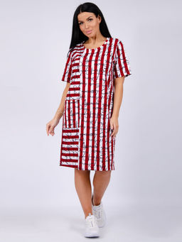 Туника "Манижа" бордо, трикотаж