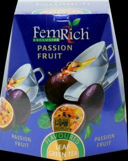 FemRich. Passion Fruit Green Tea 100 гр. карт.пачка