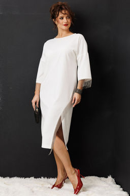 Платье Anastasia 1308 молочный фото 5