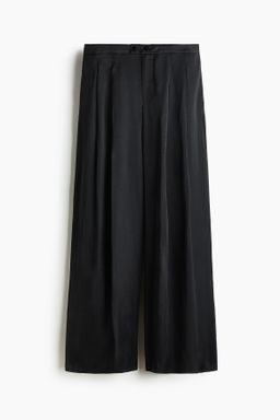 Pantal?n amplio de sat?n - H&m фото 5