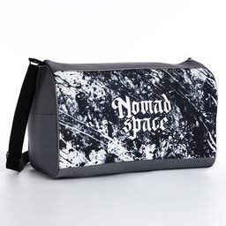 Сумка спорт Space, 40*24*21, отд на молнии, серый