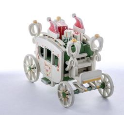 Декоративные новогодние украшения: Карета крытая 6017 Santa - Idh фото 5