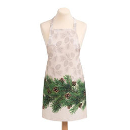 Фартук Этель Еловые ветви 70х61 см, 100% хлопок, саржа 190 гр/м2  фото 3