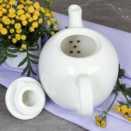 Чайник заварочный 600 мл / B3TP WHITE /уп 18/ - Галеонтрейд фото 3