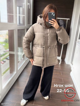 куртка женская зимняя с капюшоном