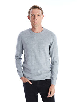 Bisiklet Yaka Erkek Triko Kazak