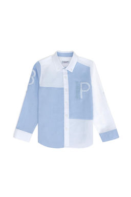U. S. Polo Assn Синяя рубашка с длинным рукавом для мальчика - U.s. polo assn фото 7