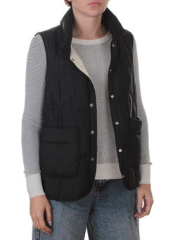 H24-326 BLACK Жилет утепленный женский (утиный пух) - Fashion фото 8