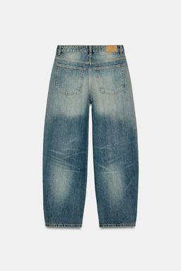 JEANS TRF BAGGY BALLOON TIRO MEDIO / Azul lavado - Zara фото 8