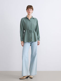 Ba?lama Detayl? Kad?n G?mlek Tunik