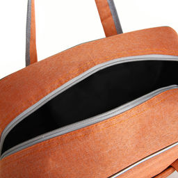 Сумка дор L-б/н , 42*20*30/38, отд на молн, с увел, 3 н/кармана, дл ремень, оранжевый - Simaland фото 5