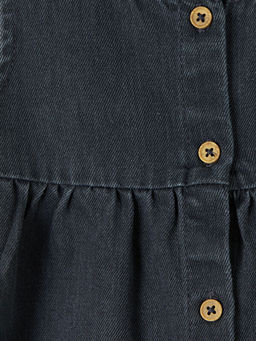 Fiyonk Detayl? K?z Bebek Jean Elbise