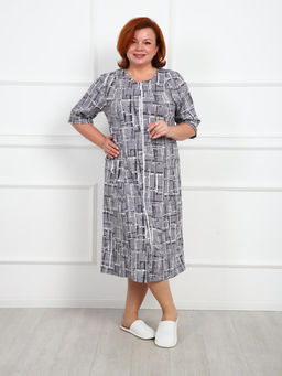 IV-CAPRIZ Митиола - халат бордовый фото 34