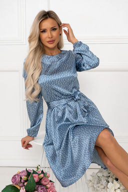 Платье Open Style 6611 голубой