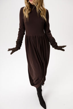 Платье Pirs 6380 коричневый  фото 6