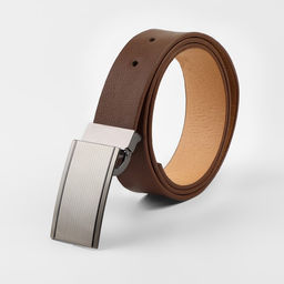 Пряжка для ремня, автоматическая, 7,5 3,7 см, цвет чёрный никель - Арт узор фото 4