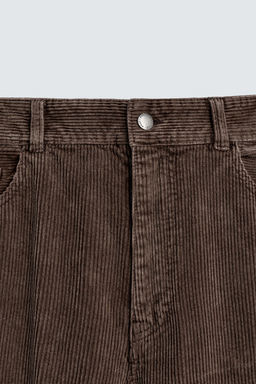 PANTAL?N RELAXED FIT PANA / Marr?n - Zara фото 9