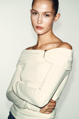 TOP SOFT HEBILLA / Crudo - Zara фото 4