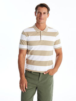 Polo Yaka K?sa Kollu Renk Bloklu Pike Erkek Ti??rt