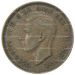 1/2 пенни 1938 года Австралия