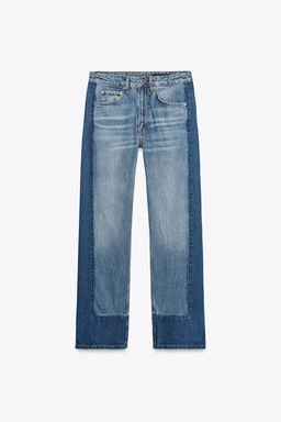 ZW COLLECTION STRAIGHT-LEG MID-RISE JEANS - Zara фото 5