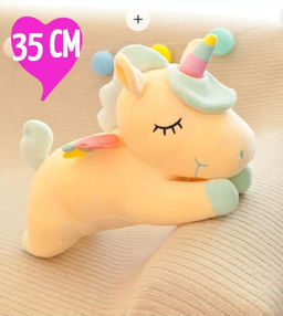 Мягкая игрушка единорог спящий 35 см Мягкая игрушка единорог спящий 35 см