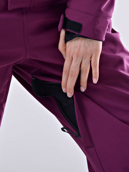 Женский зимний сноубордический комбинезон Alpha Endless 222/220730 RRG Бордовый  фото 16