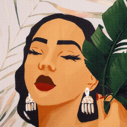 Полотенце Этель Тропики 40х73 см, 100% хлопок, вафля 160 г/м2  фото 3