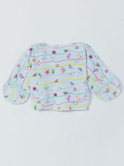 Распашонка для малышей из тонкого хлопка, зелёный - Lesi kids фото 11