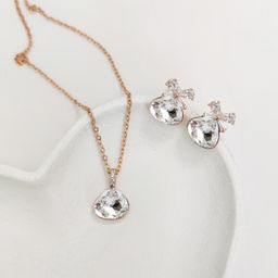 Комплект с кристаллами Swarovski