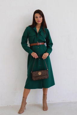 Платье-рубашка с английским воротником - Martichelli фото 145