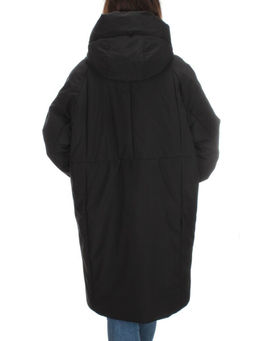 M-9097 BLACK Пальто зимнее женское CORUSKY (верблюжья шерсть)