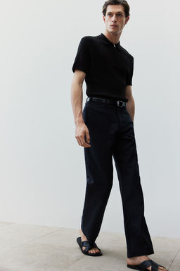 Polo en punto trenzado Slim Fit - H&m фото 2