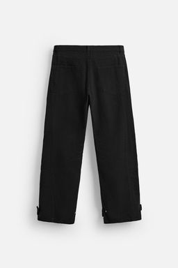 CARGO POCKET DENIM TROUSERS - Zara фото 8