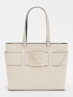 Женский тоут ARMANI EXCHANGE Артикул 4363321, молочно-бежевый