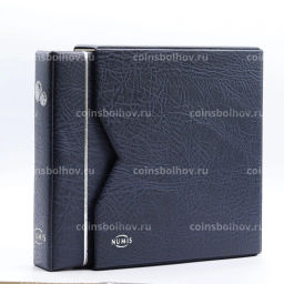 Альбом для монет с 5 листами и защитным шубером формат Numis Синий LEUCHTTURM 338787