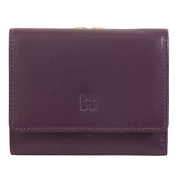 Итальянский женский кожаный кошелек DuDu серии Corsica | темно-фиолетовый - Dudubags фото 2