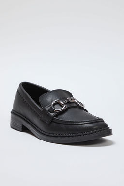 Trendyol Shoes Siyah Toka Detayl? Duz Kad?n Loafer Ayakkab? TAKSS25LA00002 - Trendyolmilla фото 9