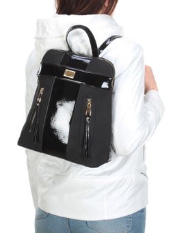 L22473 BLACK Сумка-рюкзак (искусственная кожа) - Фабричный китай фото 4